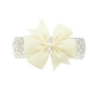 Diadema infantil hecha a mano con lazos de cinta de grosgrain con cola de milano, bandas elásticas for el pelo de ganchillo de Color sólido for niñas(3)