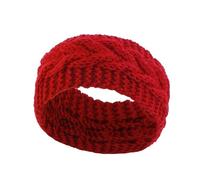 Diadema Invierno Diadema de invierno for mujer, tejida a mano, ancha y elástica, ideal for el cabello. Turbante ganchillo for ciclismo. Accesorios for Diadema Para NiñAs(Wine red)