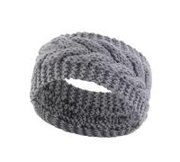 Diadema Invierno Diadema de invierno for mujer, tejida a mano, ancha y elástica, ideal for el cabello. Turbante ganchillo for ciclismo. Accesorios for Diadema Para NiñAs(Grey)