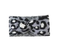 Diadema Invierno Diadema de invierno moderna y cálida con estampado leopardo cruzado for mujer, hecha a mano, turbante elástico ancho nudo, accesorio for el cabello Diadema Para NiñAs(Color 02)