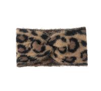 Diadema Invierno Diadema de invierno moderna y cálida con estampado leopardo cruzado for mujer, hecha a mano, turbante elástico ancho nudo, accesorio for el cabello Diadema Para NiñAs(Color 04)