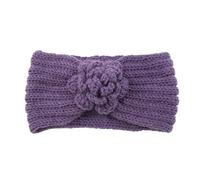 Diadema Invierno Diadema Tejida Con Flores De Rosa For Mujer, Ideal For Otoño E Invierno. Turbante Ancho Lana, Bandana Y Otros Accesorios For El Cabello Diadema Para NiñAs(Pink)