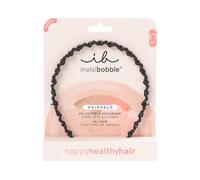 diadema invisibobble Hairhalo True Dark Sparkle, 1 diadema ajustable para niñas y mujeres, suave, agradable al cabello y cómoda, la original diseñada en el corazón de Múnich, color piedra negra