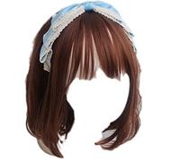 Diadema japonesa con lazo grande para el pelo, diadema de encaje para el pelo, accesorio para el pelo para princesa