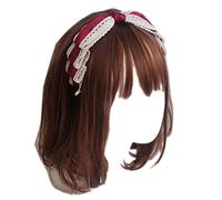 Diadema japonesa con lazo grande para el pelo, diadema de encaje para el pelo, accesorio para el pelo para princesa