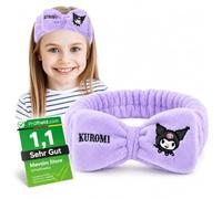 Diadema Kuromi para niños y niñas - Diadema mullida para niñas - Diadema fina para niños y niños pequeños - Banda elástica suave y cómoda
