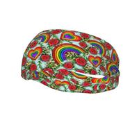 Diadema LGBT con arcoíris, más Orgullo, Menos prejuicios, Cinta para el Sudor, Diadema Deportiva, Cinta elástica para Correr, Cinta para el Cabello para Yoga, para Hombres y Mujeres.