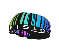 Diadema LGBT con arcoíris, más Orgullo, Menos prejuicios, Cinta para el Sudor, Diadema Deportiva, Cinta elástica para Correr, Cinta para el Cabello para Yoga, para Hombres y Mujeres.