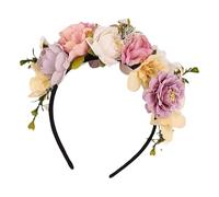 Diadema ligera y transparente inspirada en el arte popular, accesorio para el cabello, cómodo para bodas, fiestas, uso durante largas horas, adorno cultural para el cabello