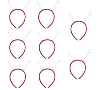 Diadema lisa con resorte, para desfile, graduación, novia, tocado informal para mujeres, hombres, niñas, colegialas, diademas para el cabello de mujer