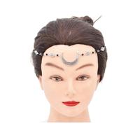 Diadema Medieval,Diadema Boda Invitada Cadenas for la cabeza, accesorios exóticos for novias, diademas, tocados, joyas for el cabello, regalo(0966S)