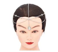 Diadema Medieval,Diadema Boda Invitada Cadenas for la cabeza, accesorios exóticos for novias, diademas, tocados, joyas for el cabello, regalo(1041)
