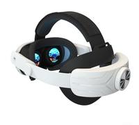 Diadema Meta For Quest3S VR diseñada para un ajuste seguro y cómodo (blanco y negro)