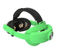 Diadema Meta For Quest3S VR diseñada para un ajuste seguro y cómodo (verde)