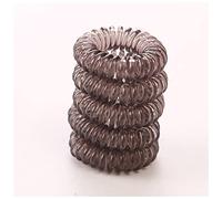 Diadema Mujer 10 unid/lote 3 cm Pequeño cabello cuerdas niñas Color transparente Bandas elásticas Peinados de caballo Titular de la Ate Accesorios for el cabello Auriculares Diadema(10PCS Gray)