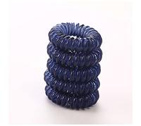 Diadema Mujer 10 unid/lote 3 cm Pequeño cabello cuerdas niñas Color transparente Bandas elásticas Peinados de caballo Titular de la Ate Accesorios for el cabello Auriculares Diadema(10PCS Navy)