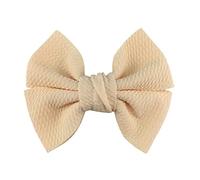 Diadema Mujer 10 unids/lote 4.5 "Grandes arcos de cabello de tela de waffle for niñas Accesorios de moda dulces populares Bowknot Boutique Weave Wear Auriculares Diadema(Beige,With clip)