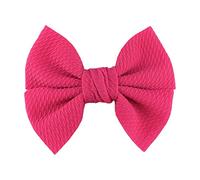 Diadema Mujer 10 unids/lote 4.5 "Grandes arcos de cabello de tela de waffle for niñas Accesorios de moda dulces populares Bowknot Boutique Weave Wear Auriculares Diadema(Rose,Without clip)