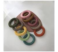 Diadema Mujer 10 unids niña banda de goma tocado diadema anti-teléfono línea anillo de pelo hembra versión coreana banda de pelo cuerda accesorios for el cabello Auriculares Diadema(Style-8)