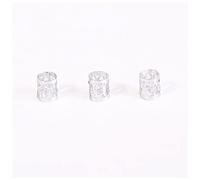 Diadema Mujer 100 unids 8x9mm Beads mixtos Ajustable Pein trenzas Dreadlock Beads Ajustable Hair Braid Anillos Publicanos Clips Tubos Joyería Auriculares Diadema(Silver)