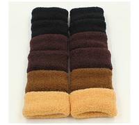 Diadema Mujer 12 unids/paquete colorido cabello ancho scrunchie elástico goma goma anillo for las mujeres niñas cabecera de caballo soporte de accesorios for el cabello Auriculares Diadema(C)