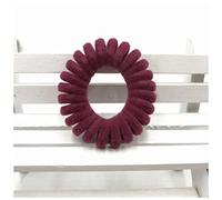 Diadema Mujer 5 unids/pack terciopelo Teléfono Teléfono Bobina Hairbands Mujeres Espiral Peinados Pelo Niños Anillos de cabello Cuerda Color Sólido Accesorios for el cabello Scrunchy Auriculares Dia