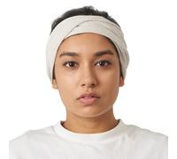 Diadema Mujer Cinta Para Pelo - Bandana Para Hombre Turbante Cabeza 100% Algodon Organico Deporte Yoga Japonesa Crema