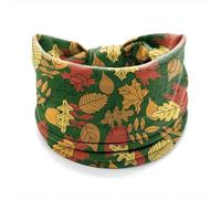 Diadema Mujer Colorful print knotted high elasticity polyester cotton blend soft widened headband hair accessory(Color-06)