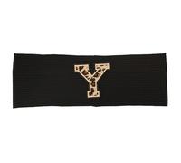 Diadema Mujer Diademas De Punto A Rayas Con Letras Estampadas, Suaves Y Casuales, De Algodón Acanalado, Accesorios For El Cabello For Mujer(Black Y)