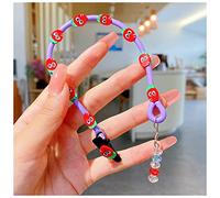 Diadema Mujer Linda flor corazón pelo trenzado cuerda chicas trenzas sucias bandas de pelo caramelo curling latas de pelo herramientas de estilo accesorios Auriculares Diadema(17)