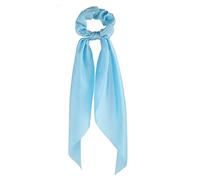 Diadema Mujer Moda Floral Print Scrunchies Sólido Cinta de Pelo Largo for Las Mujeres Panaly Bufanda Sweet Elástico Cabello El Pelo Accesorios Auriculares Diadema(CS63607)