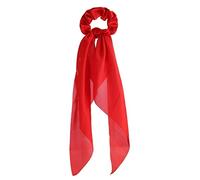 Diadema Mujer Moda Floral Print Scrunchies Sólido Cinta de Pelo Largo for Las Mujeres Panaly Bufanda Sweet Elástico Cabello El Pelo Accesorios Auriculares Diadema(CS63601)