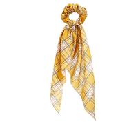 Diadema Mujer Moda Floral Print Scrunchies Sólido Cinta de Pelo Largo for Las Mujeres Panaly Bufanda Sweet Elástico Cabello El Pelo Accesorios Auriculares Diadema(CS647303)