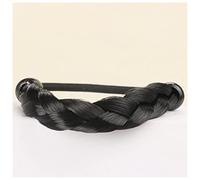 Diadema Mujer Peluca de moda Banda de pelo trenzada for mujeres Tipo de caucho Bandas de goma Estilo coreano Anillo de pelo for niña Cabello Extensión de caballo Pastel de caballo Auriculares Diadema(