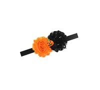 Diadema naranja para bebé con lazo de flores para niñas, accesorios para el cabello JHH20 (A3)