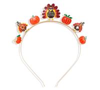 Diadema navideρa de Aρo Nuevo, diademas de Mardi Gras para mujer, aro para el pelo festivo, desfile navideρo (Dνa de Acciσn de Gracias B)