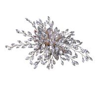 Diadema Novia Boda 2 uds peineta de cristal for novia, tocado de boda con diamantes de imitación, joyería, accesorios for el cabello de novia, adornos de fiesta for mujer Para Decorar