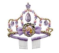 Diadema Oficial de las Princesas Disney, Tiara de la Princesa Rapunzel, Disfraces y Accesorios Disney Para Niños, Talla única + 3 Años