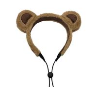 Diadema Orejas Oso - Suave Peluche Confort | Accesorio Disfraz Animales Elástico | Mujeres Niñas Adultos Niños Maquillaje Spa Cosplay Baño Limpiador Facial Fiesta Cumpleaños Regalo