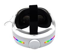 Diadema para aliviar el estrés que mejora la comodidad, correa de realidad virtual integrada, batería de 4000 mAh, diseño transpirable, gestión inteligente de energía