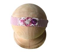 Diadema para bebé recién nacida, accesorios para el cabello, diadema con patrón de flores, varios colores, accesorio suave para la cabeza del bebé