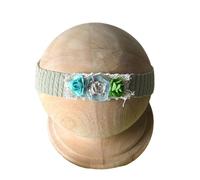 Diadema para bebé recién nacida, accesorios para el cabello, diadema con patrón de flores, varios colores, accesorio suave para la cabeza del bebé