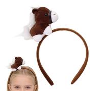 Diadema para caballos - 22x18x4cm Equitación Animal Diadema del zodiaco, año de los caballos diadema del zodiaco | Año Nuevo traje de vacaciones actuación foto accesorio para el cabello accesorio de