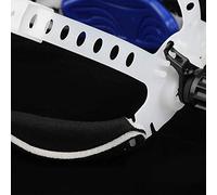 Diadema para casco de soldadura, diadema de máscara de soldador humanizada ajustable de tamaño compacto, ABS para soldadores de soldadura Industria de maquinaria de aplicación(white)