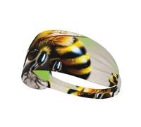 Diadema para Deportes al Aire Libre, Linda Diadema con Estampado de abejita Que Absorbe el Sudor, para Viajes, Yoga, Ciclismo, Deportes, Fitness elástico.