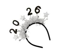 Diadema Para El Año Nuevo 2026-2026 Suministros De Fiesta Con Lentejuelas | Diademas De Oro Y Plata Con Estrellas En La Parte Superior - Para Evento Carnaval Mascarada Celebración Sesión De Fotos