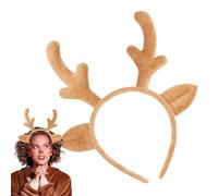 Diadema para el pelo con cuernos,tocado disfraz de Navidad - Diadema para disfrazes,para eventos temáticos espectáculos de reuniones sociales creadores de contenidos convenciones de cómics Foto