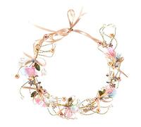 Diadema para fiesta nupcial, guirnalda de flores, corona para el pelo, diadema hawaiana para la playa