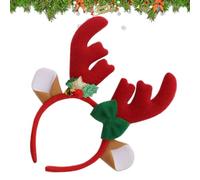 Diadema Para La Cabeza De Reno,Diadema De Pelo Para Accesorios De Fiestas | Diadema De Cuernos De Ciervo Para Lavado De Cara,Para Boda Fiesta Camping Picnic Barbacoa Trasero Noche Ras