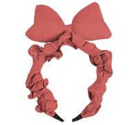 Diadema para la ducha | : 25 x 14 cm diadema con lazos suaves y no deslizantes | Diadema para mujer y niña con lazo para ducha, entrenamiento, deporte, maquillaje, accesorios para el cabello